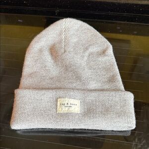 Rag & Bone Gray Knit Beanie